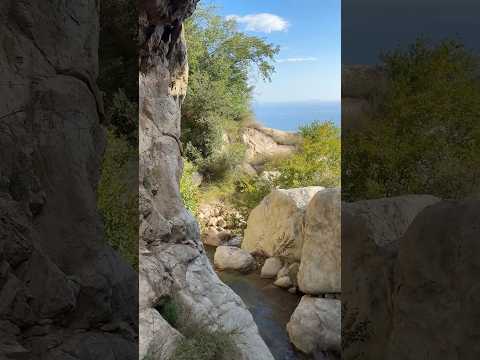 Above Tangerine Falls, West Fork Cold Springs Creek, Santa Barbara, CA #waterfall #santabarbara