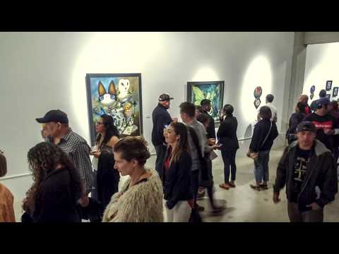 Opening Reception Video + Photos of "LET THE OUTSIDE IN" — GregSimkinsArt.com