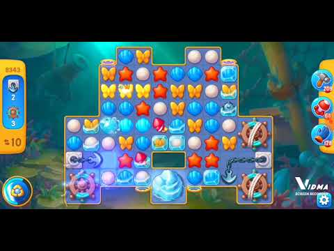 Fishdom. 8343 level no boosters and diamonds. 17 moves