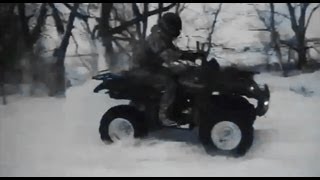 ✇ ATV In Snow - Grizzly 4 x 4 and Argo UTV 6 x 6 - feat. Magazine Girl