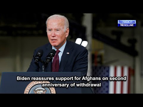Biden reassures support for Afghans on second anniversary of withdrawal