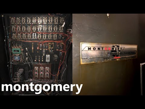 EPIC 1963 Montgomery Hydraulic Freight Elevator Machine Room Tour