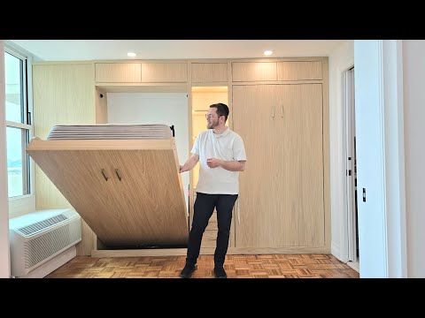 See How The Murphy King Instantly Turns Any Room into a Bedroom With One Smooth Pull.