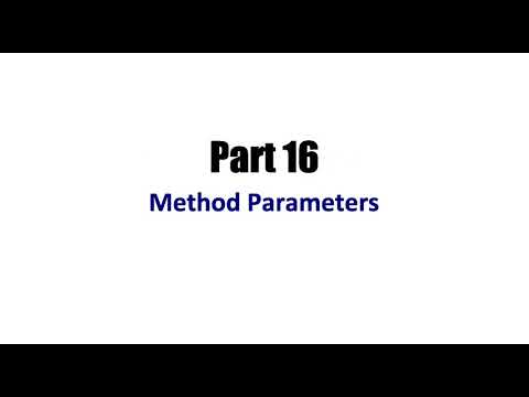 Learn Java Tutorial For Beginners Part 16 Method Parameters Using Eclipse Ide With Codeexplanation