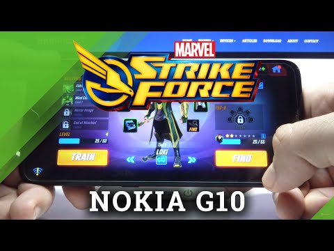 Performance Test of NOKIA G10 - Marvel Strike Force Gameplay