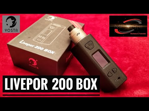 Yosta Livepor 200 Box Mod - Super Light Dual 18650 - Affordable - Review