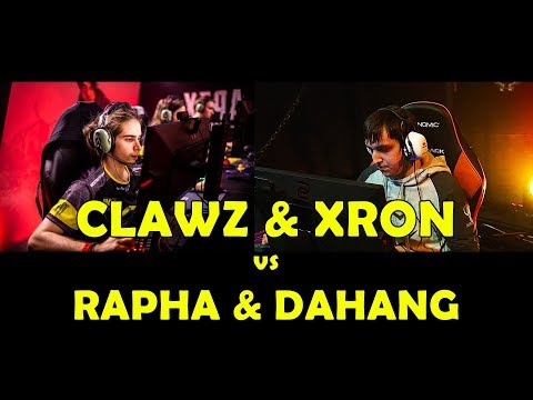 Clawz, Xron vs. Rapha, Dahang 2v2 custom games in EU (Clawz POV)
