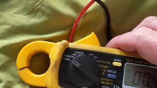 BATTERY TEST FOR DRAINAGE with  CHEAP clamp amp meter and multimeter
