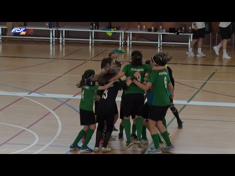 Resum AE Les Corts UBAE   FS Ripollet Final Campionat de Catalunya Aleví Femení FS 2024