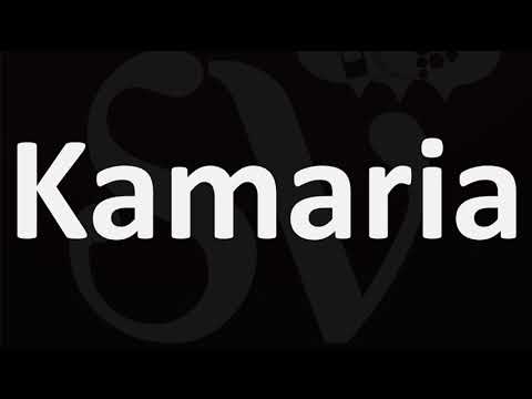 How to Pronounce Kamaria? (CORRECTLY)
