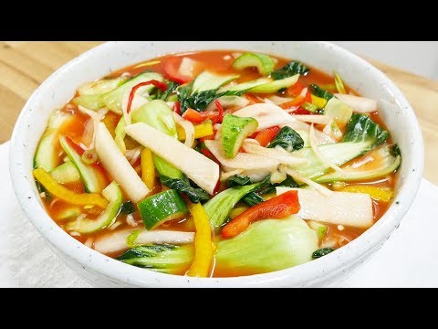 청경채 물김치 ( Bok choy Watery Kimchi )