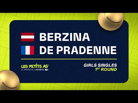Les Petits As 2023 | Girls Singles 1R | Keisiia Berzina vs Capucine Cedillo Vayson De Pradenne