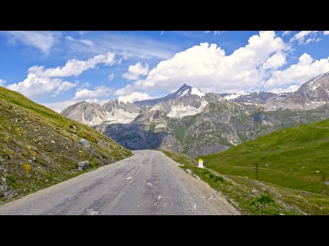 Col de I'Iseran Scenic Drive 4K | Val-Cenis to Val-d'Isere, France