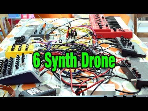 6 Synth Drone featuring Skulpt, MS-101, UNO, MicroFreak, Hydronium & CraftSynth2