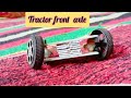 How To Make A RC Tractor Front Axle At Hom