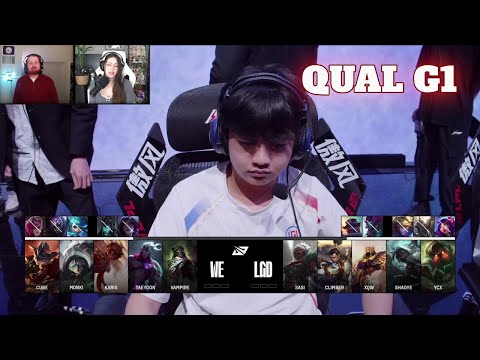 LGD vs WE - Game 1 | Pay-In S15 LPL Spring Playoffs 2025 | LGD Gaming vs Team WE G1 full