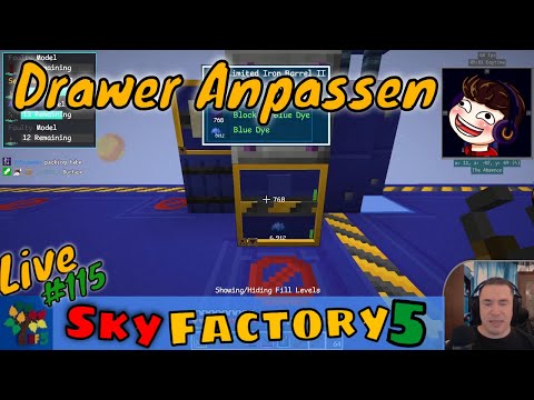 Anzeige konfiguriert 🍁Minecraft: Sky Factory 5  - Livestream [Teil 115][German/Deutsch][1.20 modded]