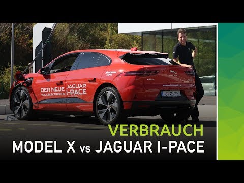 Autobahn-Challenge: Hält der Jaguar I-PACE mit dem Tesla Model X mit?