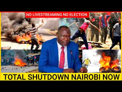 Total shutdown Nairobi now! No livestreaming no election, Angry Kenyans rejects MPs dangerous bill
