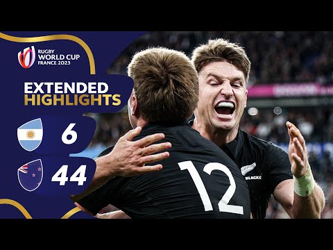 All Blacks fly past Los Pumas | Argentina v New Zealand | Rugby World Cup 2023 Extended Highlights