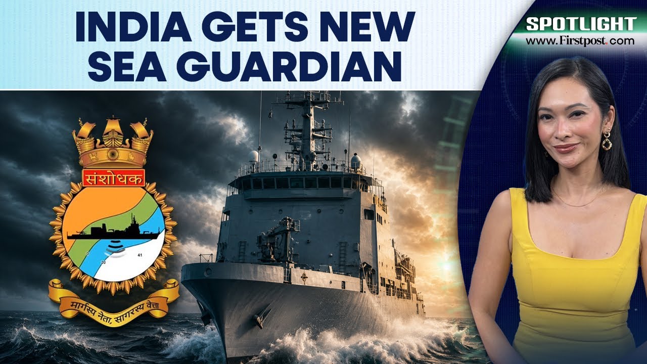 Indian Navy Unveils Crest of Indigenous Survey Ship 'Sanshodhak' | Spotlight | N18G