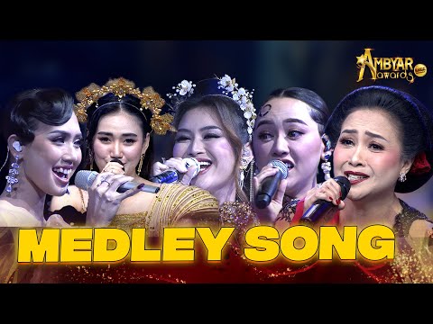 HAPPY ASMARA X SHEPIN MISA X SULIYANA X AYU X SUNDARI SOEKOTJO - Medley Song | AMBYAR AWARDS 2025