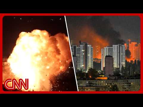 Russian strikes hammer Kyiv on NATO summit's eve