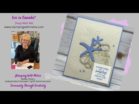 Live with Stamping With Melva - Stampin' Up! Seaside Wishes