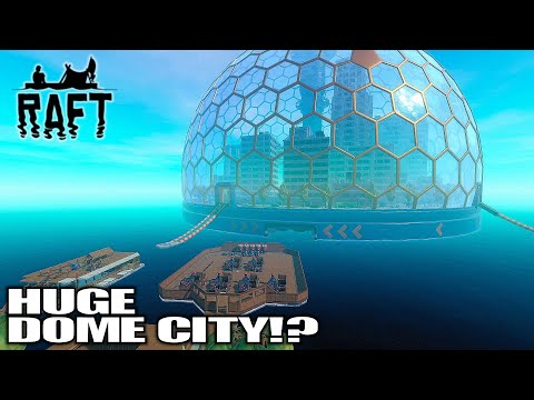 Tangaroa, HUGE CITY! Tons of Fun & Loot | Raft Gameplay | Part 19