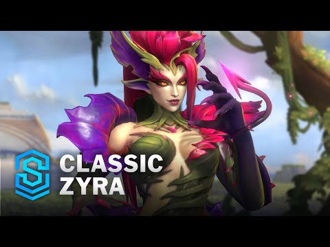 Classic Zyra Wild Rift Skin Spotlight
