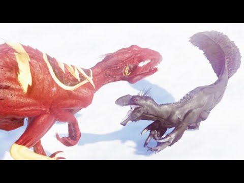 NEW EXCAVARAPTOR HYBRID vs INDORAPTOR (JURASSIC WORLD EVOLUTION)