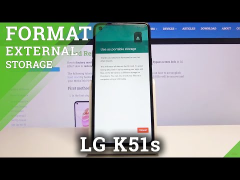 How to Format SD Card in LG K51s – Erase Memory Card