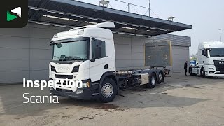 Camion porte-conteneur Scania P500 P 6X2 Full Air Zepro 2500kg Ladebordwand Lift-Lenk Asche Re | Image 4 - Autoline