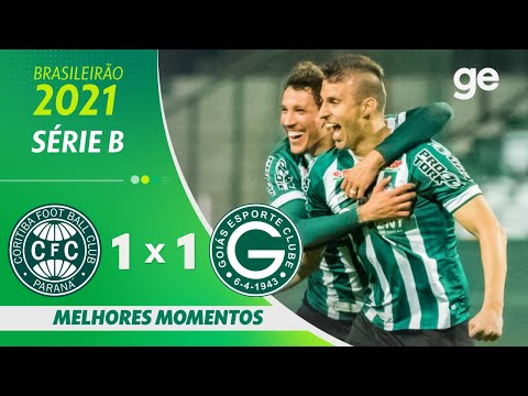 Gols e lances de Coritiba x Goiás