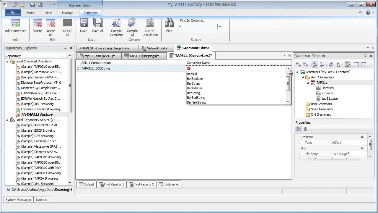 TAP3 Format Configuration Demo