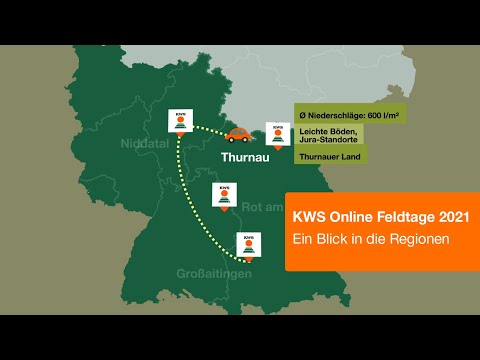 KWS Online Feldtage Getreide - eine Reise durch Süddeutschland