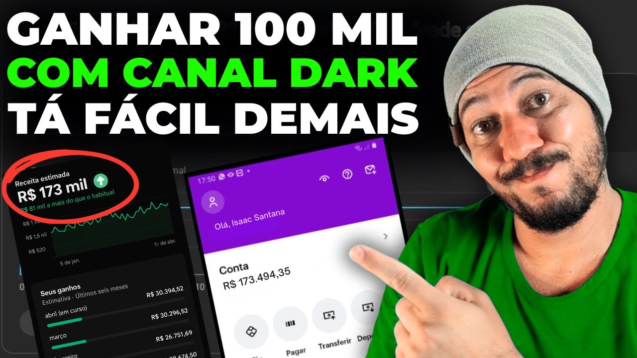 💰PARECE MENTIRA! Ficar Rico com Canais Dark é a "NOVA REALIDADE"