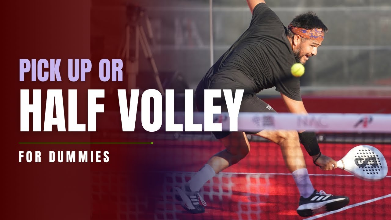 Mastering the half volley or pickup shot technique.