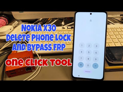 Nokia X30 (TA-1450, TA-1443), Delete Phone Lock and Bypass FRP. Easy Without Testpoint.