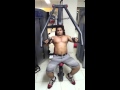 Seated cheat press