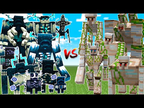 ALL WARDENS vs ALL IRON GOLEMS! P2