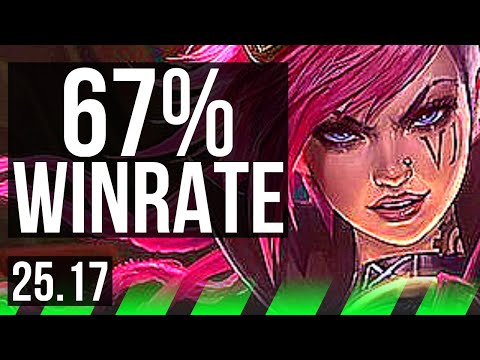 VI vs SHACO (JGL) | 67% winrate, Dominating, 31k DMG | KR Challenger | 25.17