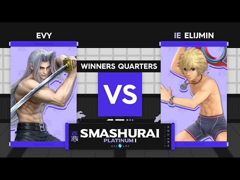 Smashurai Platinum #2 | Evy (Sephiroth) Vs. Elijmin (Shulk) Winners Quarters
