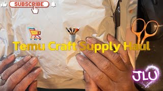 1st Temu Haul of 2026! Bring on the Craft Supplies