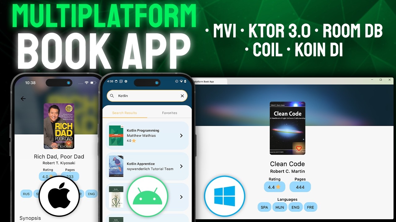 The Compose Multiplatform Crash Course for 2025 - Build a Clean Code Book App