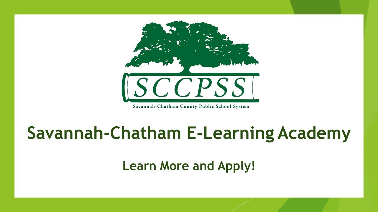 SCCPSS District Discussion:  E Learning Academy