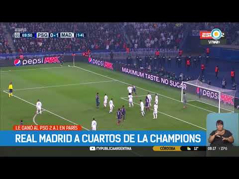 Champions League: Real Madrid eliminó a PSG | #TPANoticias