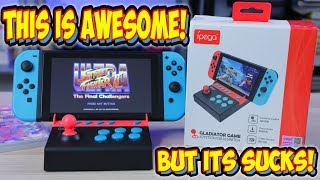 This Nintendo Switch Accessory Is Awesome! But It Sucks! iPega Gladiator Joystick Review!