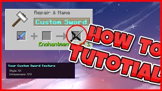 Minecraft | HOW TO give CUSTOM Textures to NAMED Items