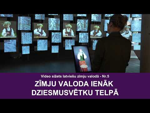 Videoziņu sižets Nr. 5 “Zīmju valoda ienāk Dziesmusvētku telpā”